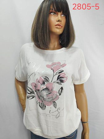 Футболка Lida 2805-5 white - делук