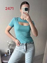Футболка Fsn 2471 l.blue - делук