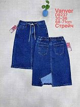 Юбка Vanver D8237 blue - делук