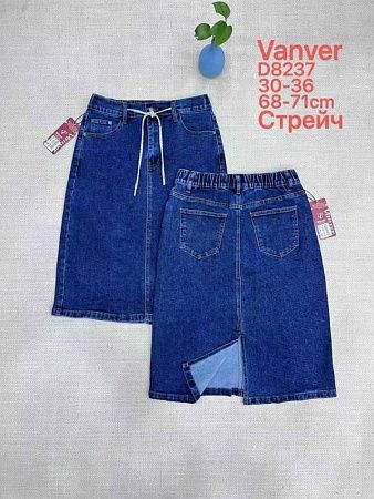 Юбка Vanver D8237 blue - делук