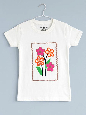 Футболка Dino DN538 white - делук