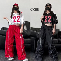 Штаны Спорт Meloria 3553 red - делук