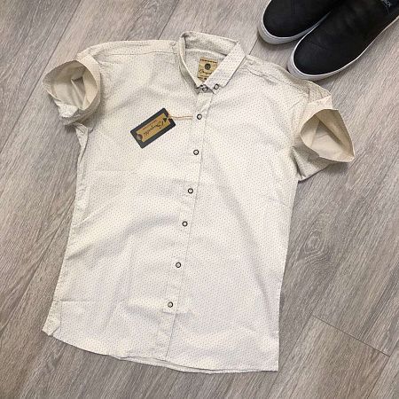 Рубашка No Brand 2165 beige - делук
