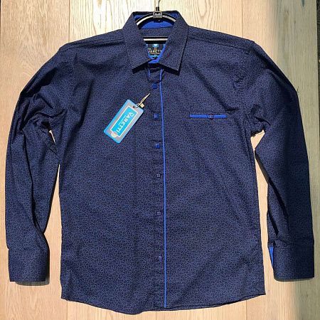 Рубашка No Brand 2128 navy - делук