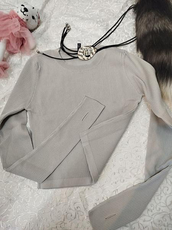 Топ Liza Brend 6548 grey - делук