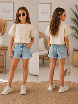 Футболка Major 16401 beige - делук