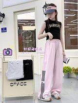 Штаны Спорт Фунтик D702 pink - делук