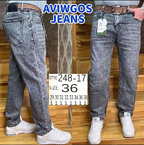 Джинсы God Baron 248-17 grey - делук