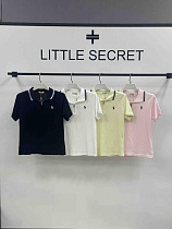 Футболка Little Secret A96089-1 white - делук