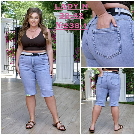 Шорты Jeans Club 238-1 l.blue - делук