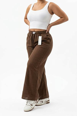 Штаны Sport Style 49046 d.brown - делук