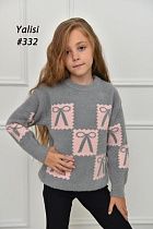 Свитер Yalisi 332 grey - делук
