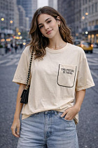 Футболка Major 60156 beige - делук