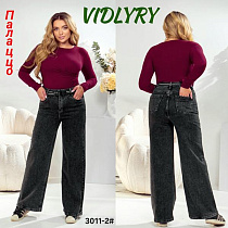 Джинсы Vidlyry 3011-2 black - делук