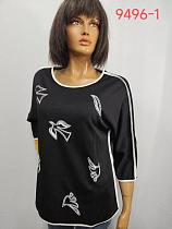 Свитер Lida 9496-1 black - делук