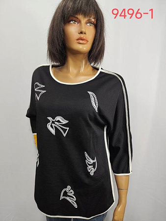 Свитер Lida 9496-1 black - делук