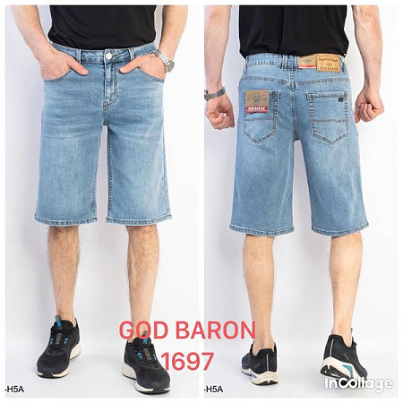 Шорты God Baron 1697 l.blue - делук