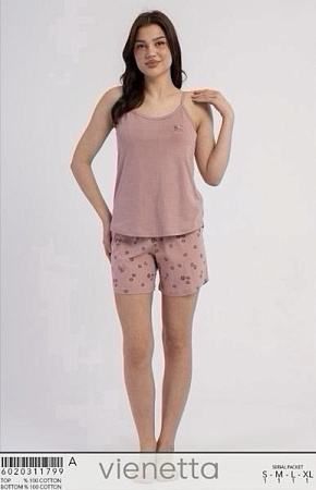 Пижама Trikotag T1411 pink - делук