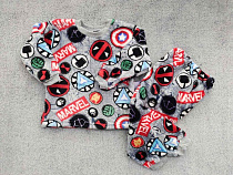 Пижама Boys&Girls BG504 grey Пижама Boys&Girls BG504 grey - делук