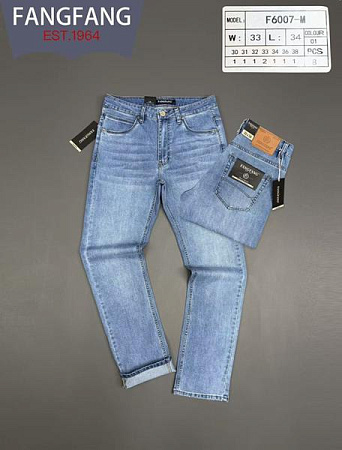 Джинсы Maxim Jeans 6007 l.blue - делук