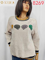 Свитер Lida 8269 beige - делук