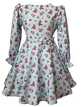 Платье Safi S19 l.blue - делук