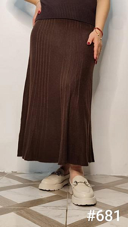 Юбка Kosta 681 brown - делук