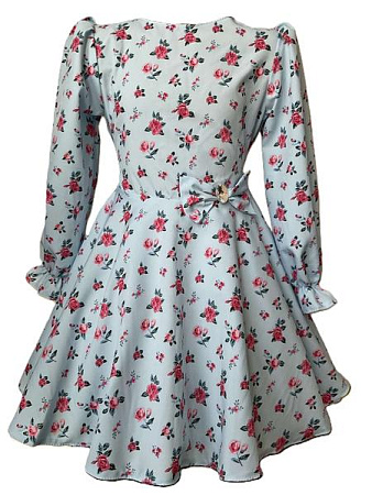 Платье Safi S19 l.blue - делук