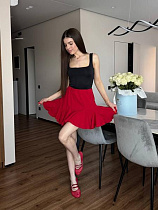 Юбка-Шорты Arina 3127 red - делук