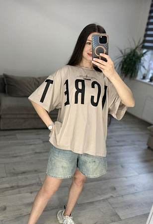 Футболка S.Style 55-3 beige - делук
