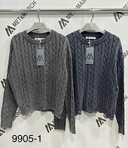 Свитер Met&March 9905-1 l.grey - делук