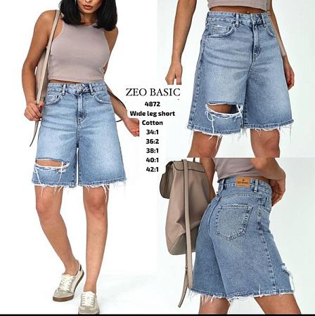 Шорты Jeans Style 4872 l.blue - делук