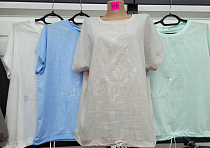 Футболка Style Nadezhda 7816 mint - делук