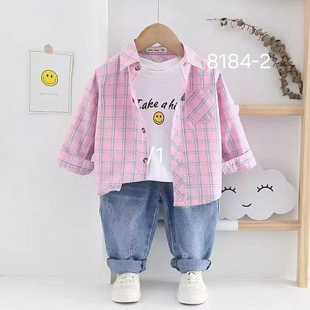 Рубашка Фунтик 8184-1 pink - делук