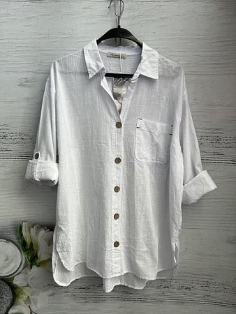 Рубашка New Season 8604 white - делук