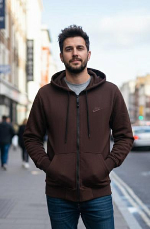 Кофта Спорт Delviago DL623 brown - делук