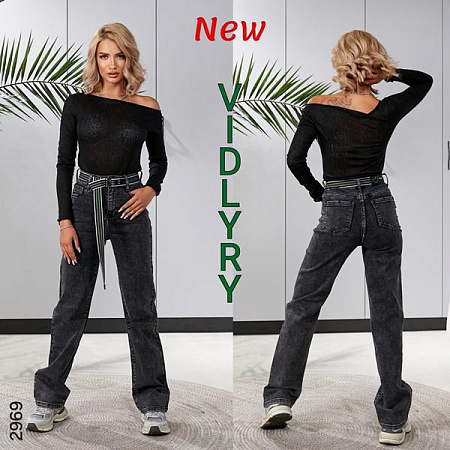 Джинсы Vidlyry 2969 d.grey - делук