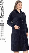 Халат Cotpark 3826 navy - делук