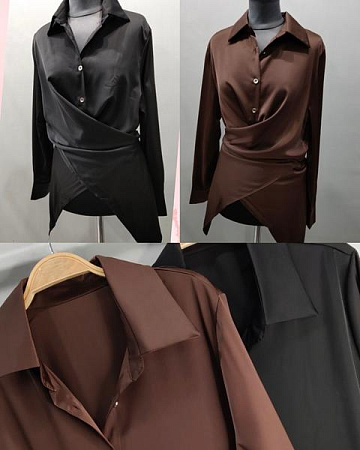 Блузка Style Nadezhda 1655 black - делук