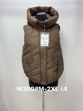 Жилетка Jacket M309 brown - делук