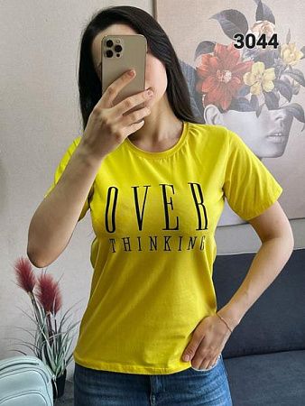 Футболка Fsn 3044 yellow - делук