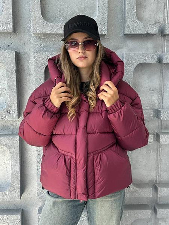 Пуховик Trend 2483 wine - делук