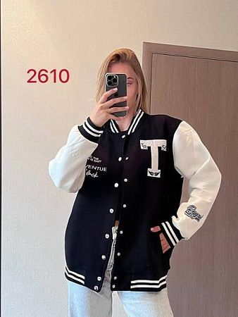 Куртка Fsn 2610 black-white - делук