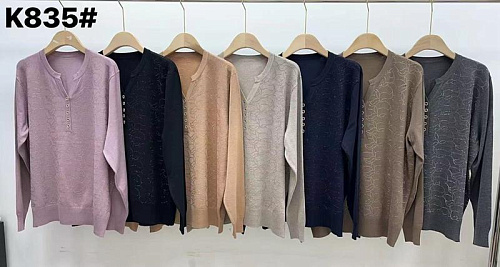 Свитер Anne-Kiss Me K835 mix - делук