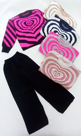 Костюм Meloria 3012 black-pink - делук