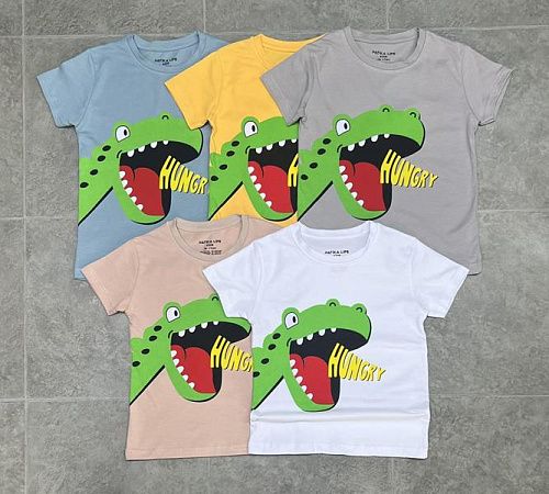 Футболка Fili Kids FK1083 grey - делук