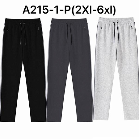 Штаны Спорт Ale-Ate A215-1P black - делук