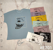 Футболка Kosta E701 mix - делук