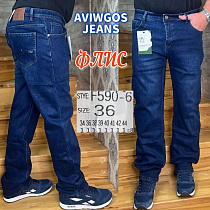 Джинсы God Baron F590-6 blue - делук