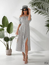 Платье Loren 854-1 white - делук